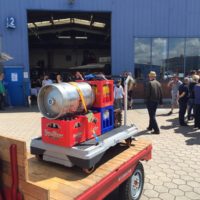 xetto als praktischer Transporter für Getränkekisten und Bierfässer